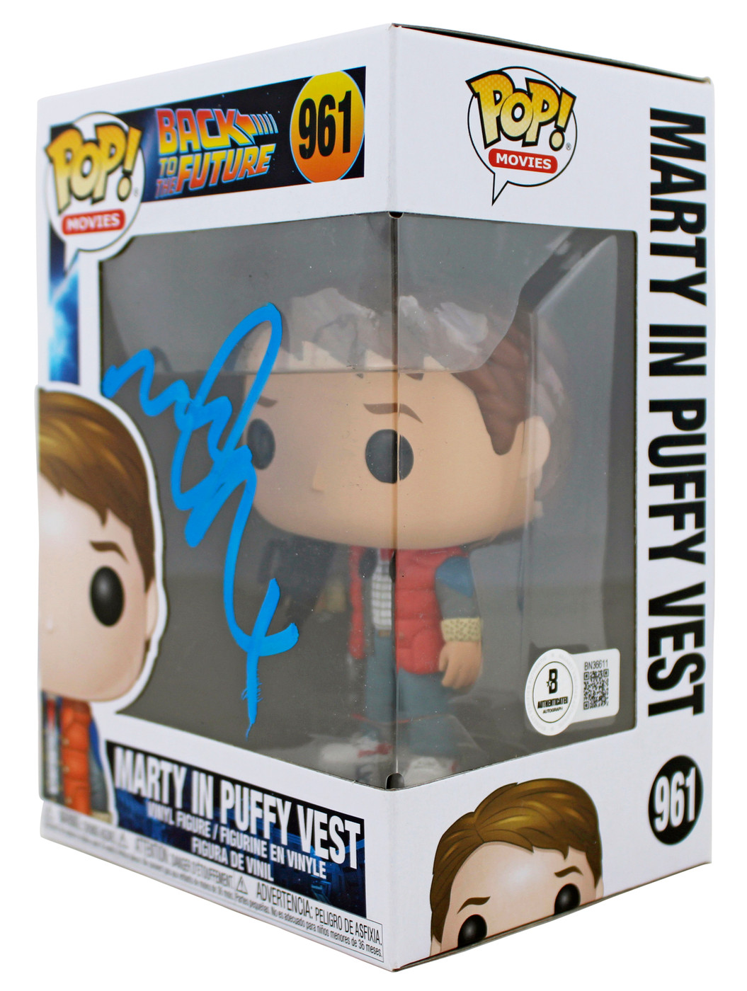 鑑定Beckett鑑定マーク付きFunko Back to the Future CHRISTOPHER LLOYD BACK TO THE FUTURE SIGNED CLOCK TOWER
