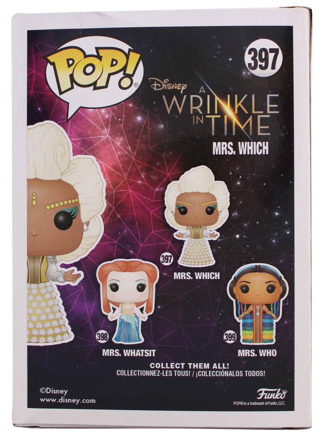 Oprah Winfrey A Wrinkle In Time Signed #397 Funko Pop Vinyl Figure