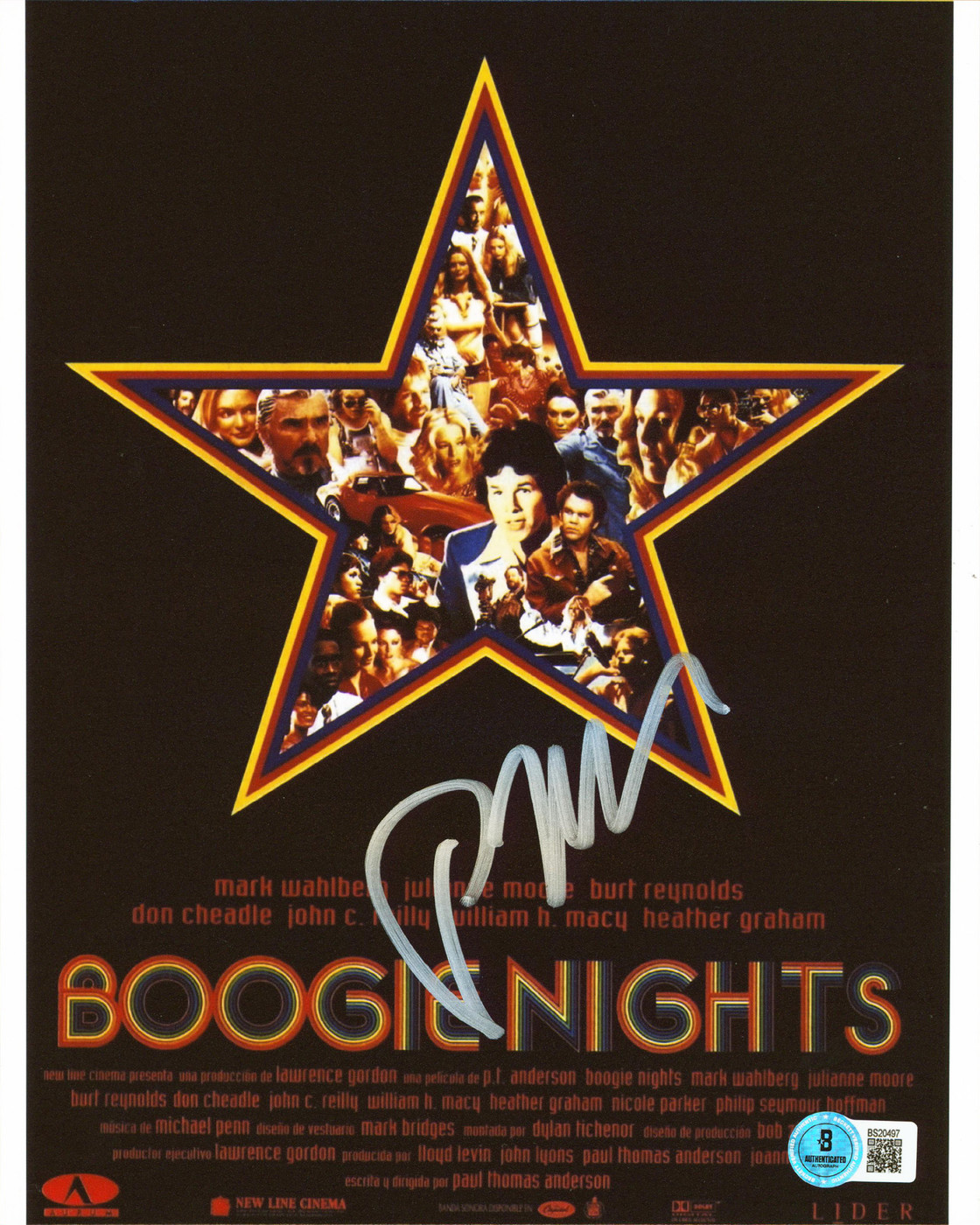 Paul Thomas Anderson Boogie Nights Authentic Signed 8x10 Photo BAS #BS20497