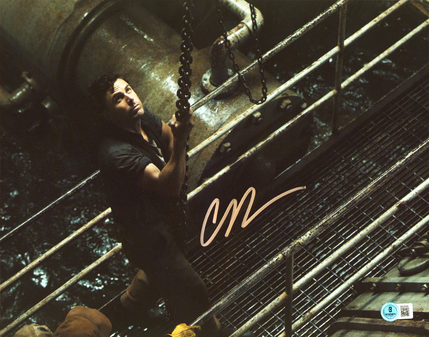 Casey Affleck Manchester by the Sea Authentic Signed 11x14 Photo BAS #BS20595