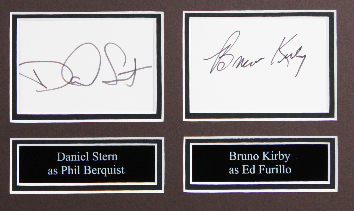 City Slickers (4) Crystal, Palance, Kirby & Stern Signed Framed Display BAS LOA