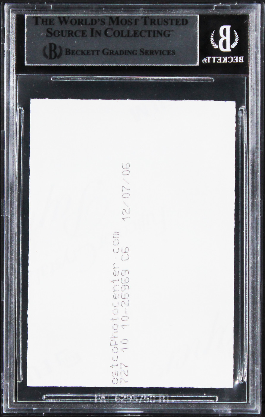 Alan Harris Star Wars "Escort" Authentic Signed Custom Trading Card BAS Slabbed