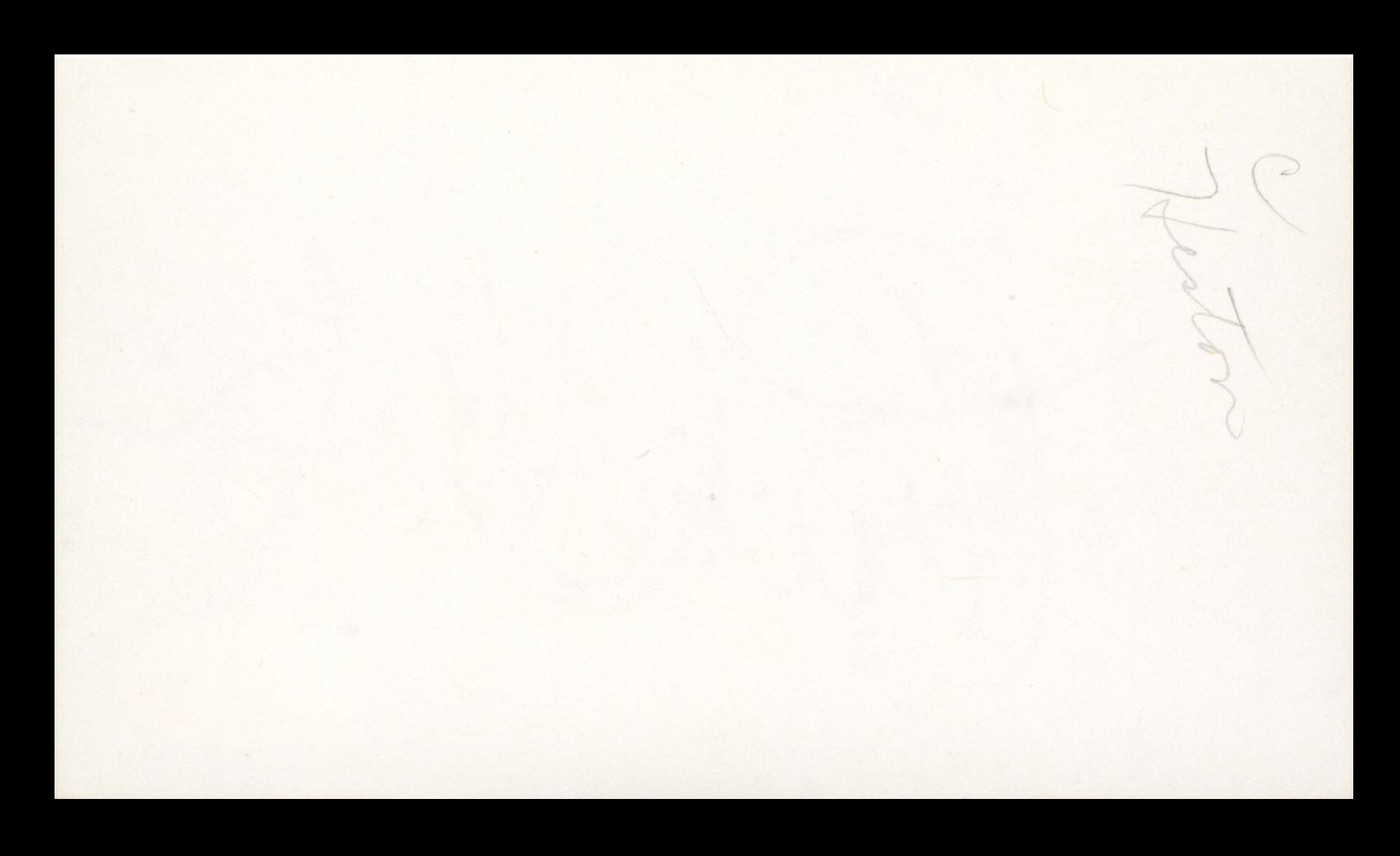 Charlton Heston Ben-Hur Authentic Signed 3x5 Index Card Autographed JSA