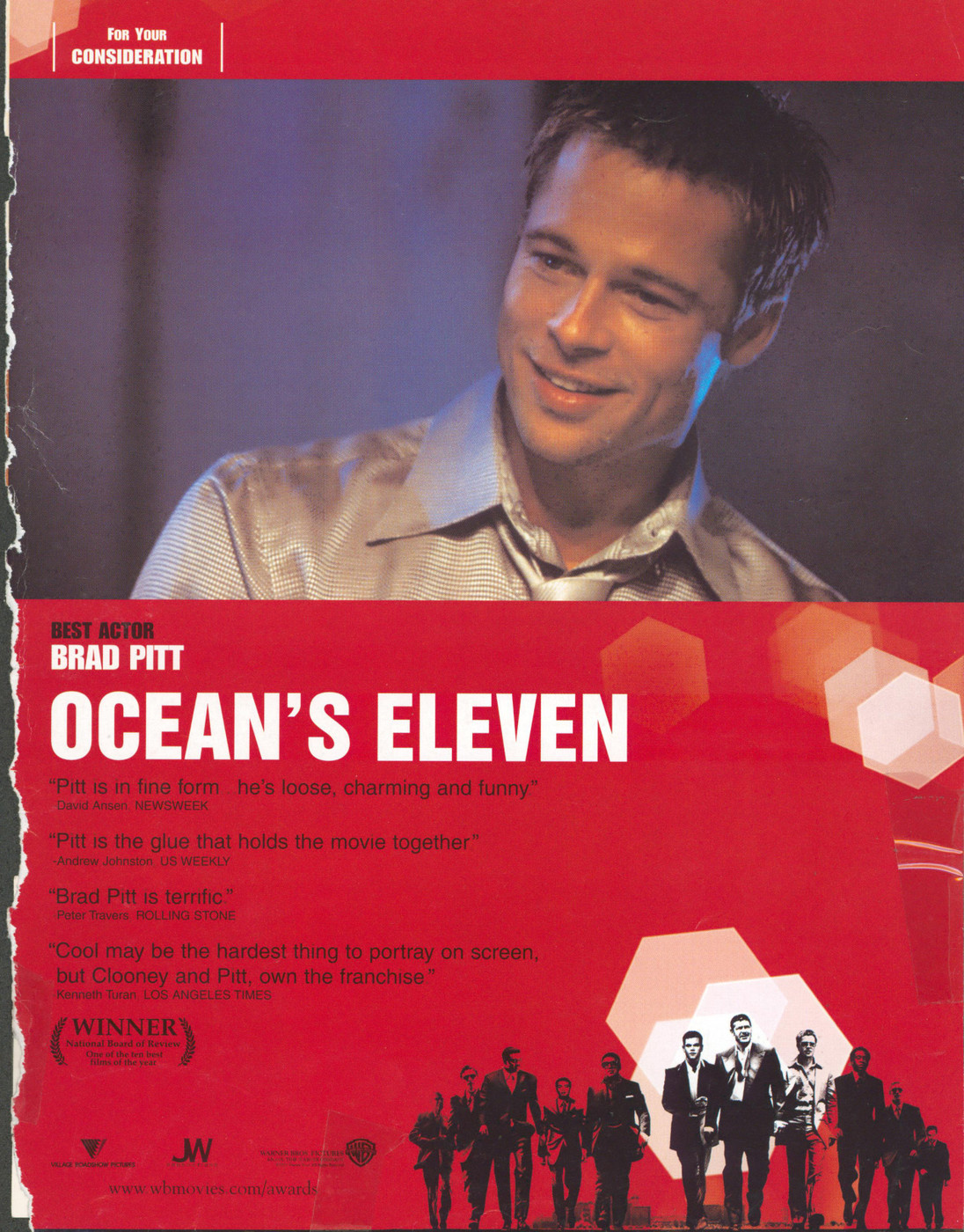 Paul Bettany A Beautiful Mind Signed 8.5x11 Magazine Page & Cuts BAS #AE13576