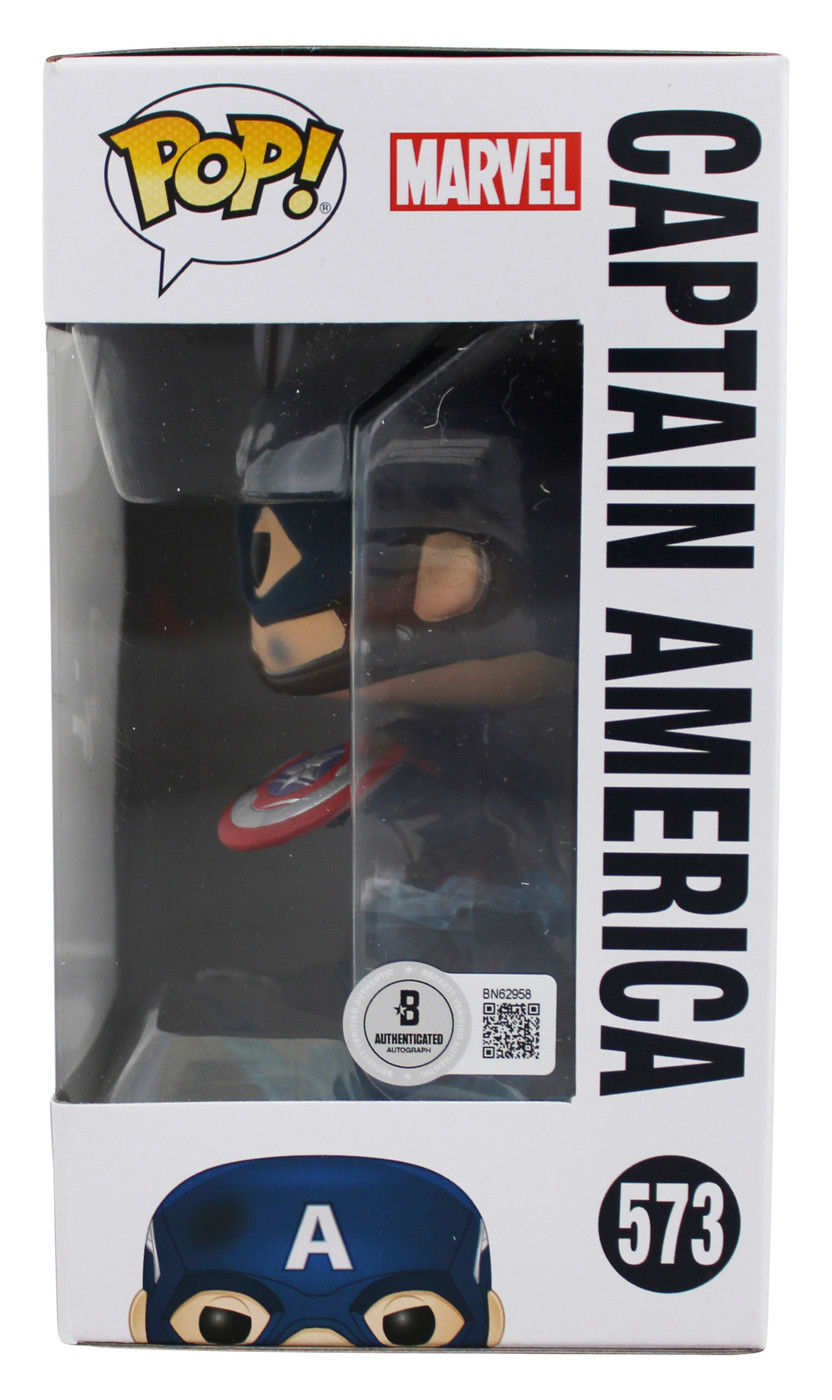 David Goggins Authentic Signed Captain America #573 Funko Pop