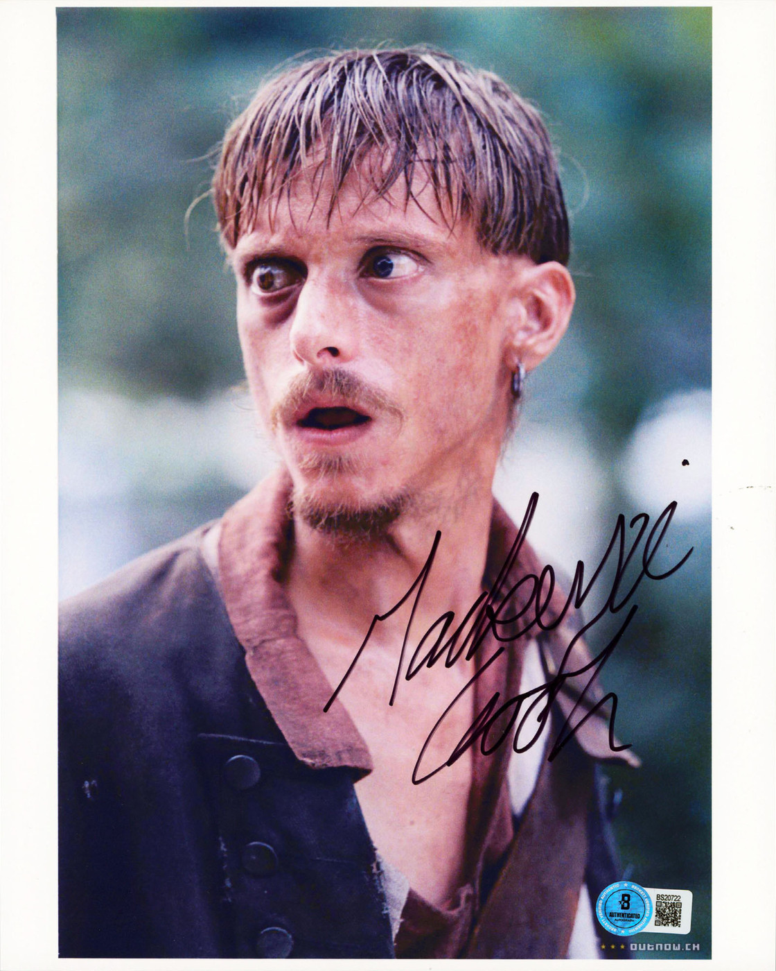 Mackenzie Crook Pirates Of Caribbean Authentic Signed 8.5x11 Photo BAS #BS20722