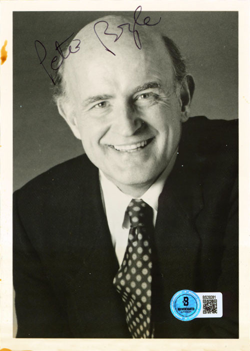 Peter Boyle Everybody Loves Raymond Authentic Signed 5x7 Photo BAS #BS29281