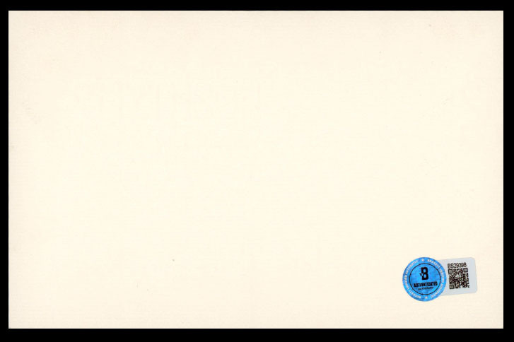 Geoffrey Rush Pirates Of The Caribbean Authentic Signed 4.5x7 Note BAS #BS29398