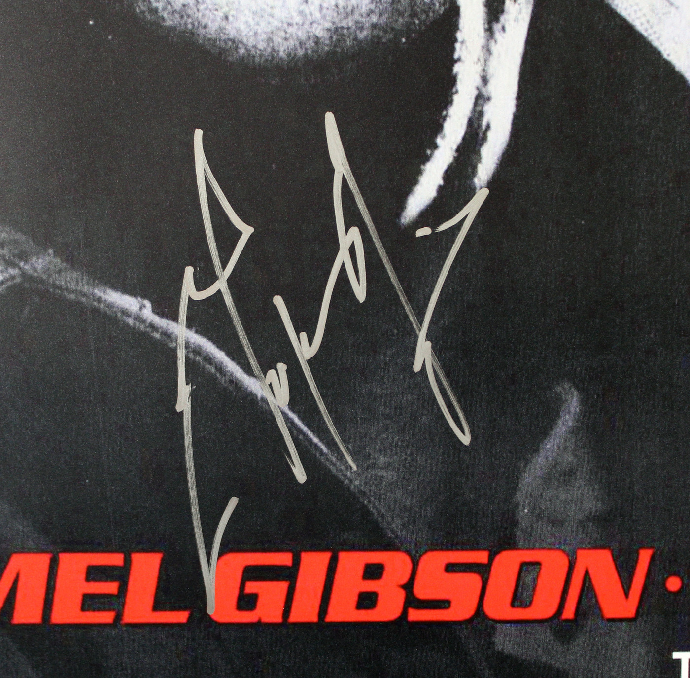 Mel Gibson Lethal Weapon Authentic Signed & Framed 27x40 Poster