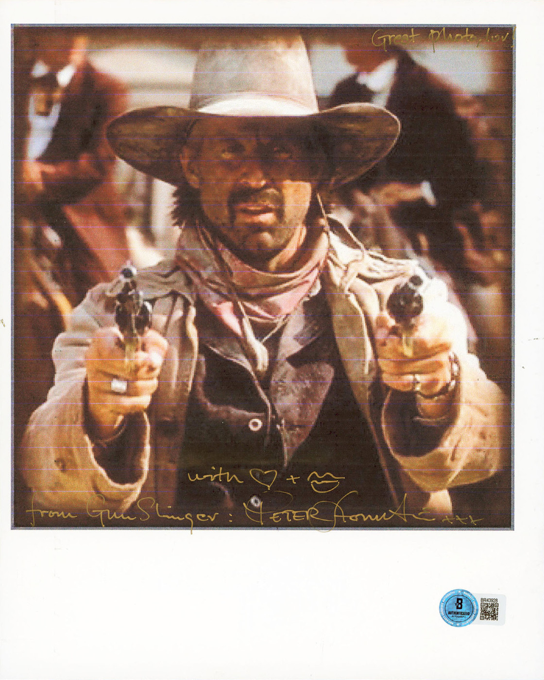 Peter Stromare The Good, Bad Ugly "Gunslinger.." Signed 8.5x11 Photo BAS#BR43928