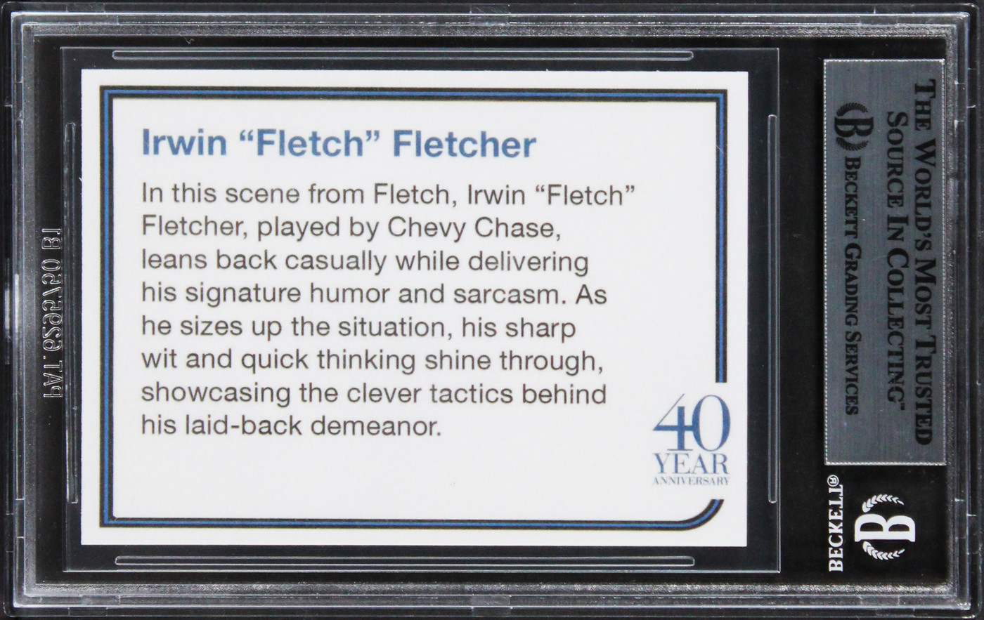 Chevy Chase Fletch Authentic Signed Custom Trading Card Card BAS