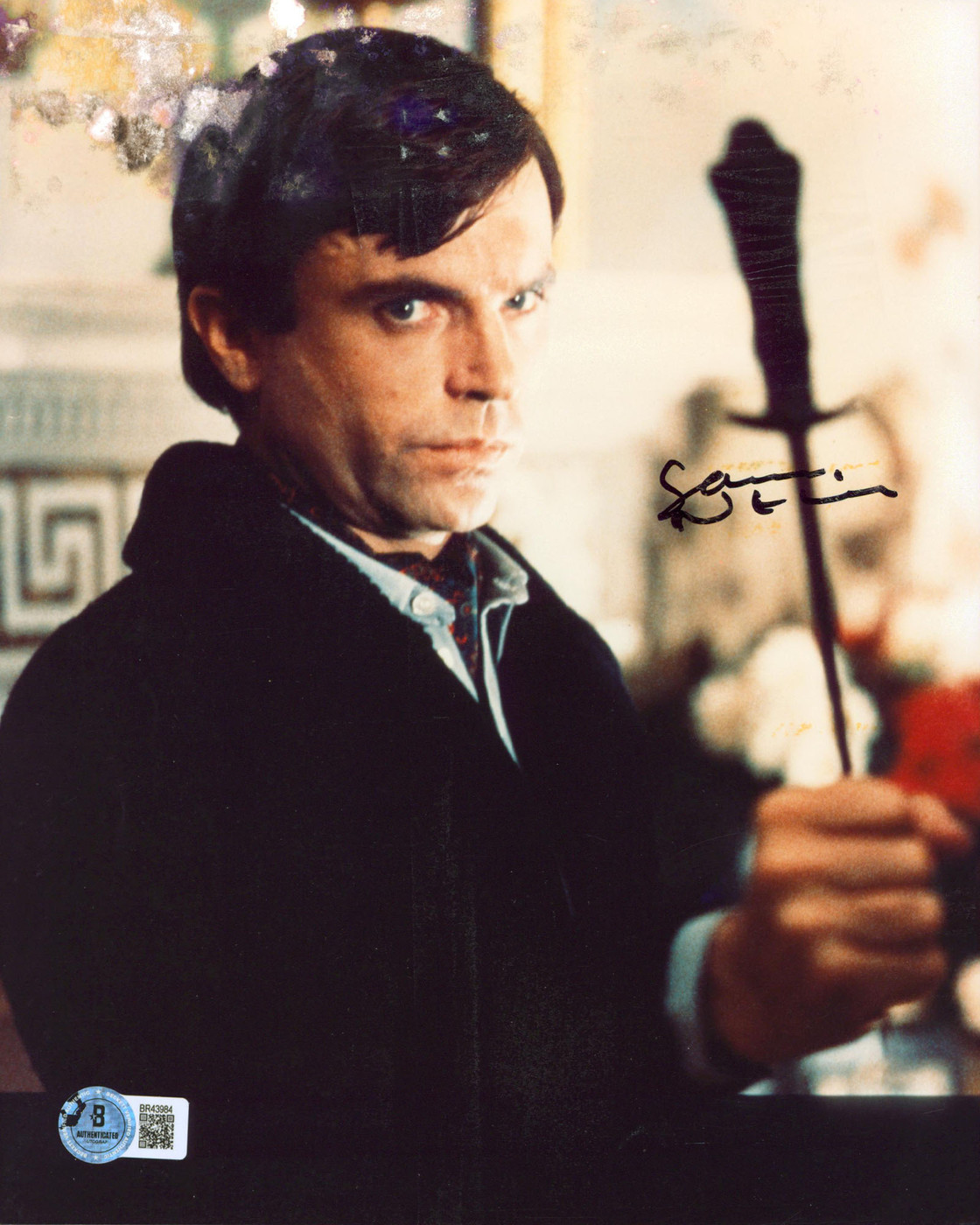 Sam Neill Omen III: The Final Conflict Authentic Signed 8x10 Photo BAS #BR43984