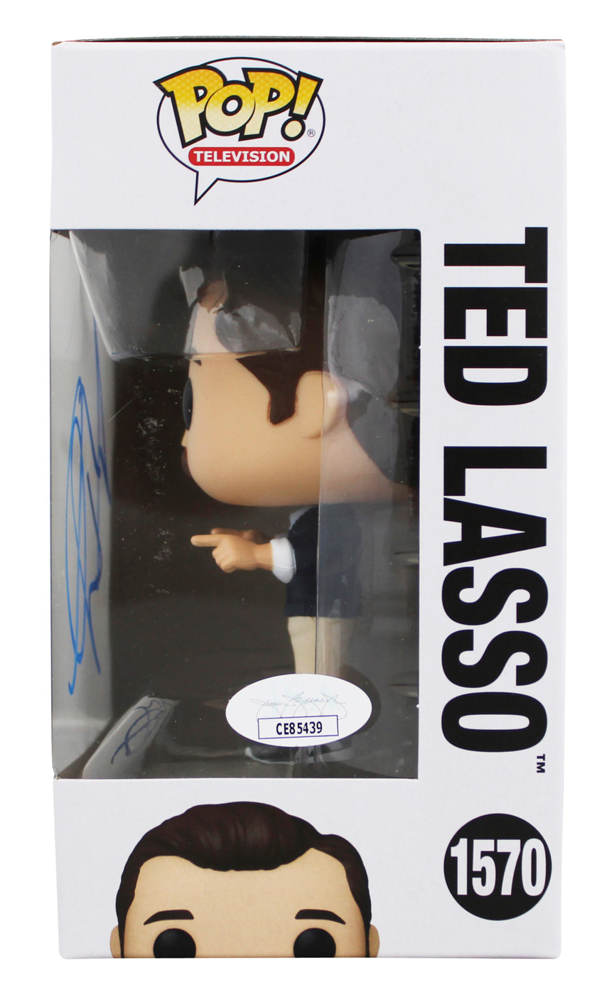 Jason Sudeikis Signed Ted Lasso #1570 Funko Pop Vinyl Figure JSA #CE85439