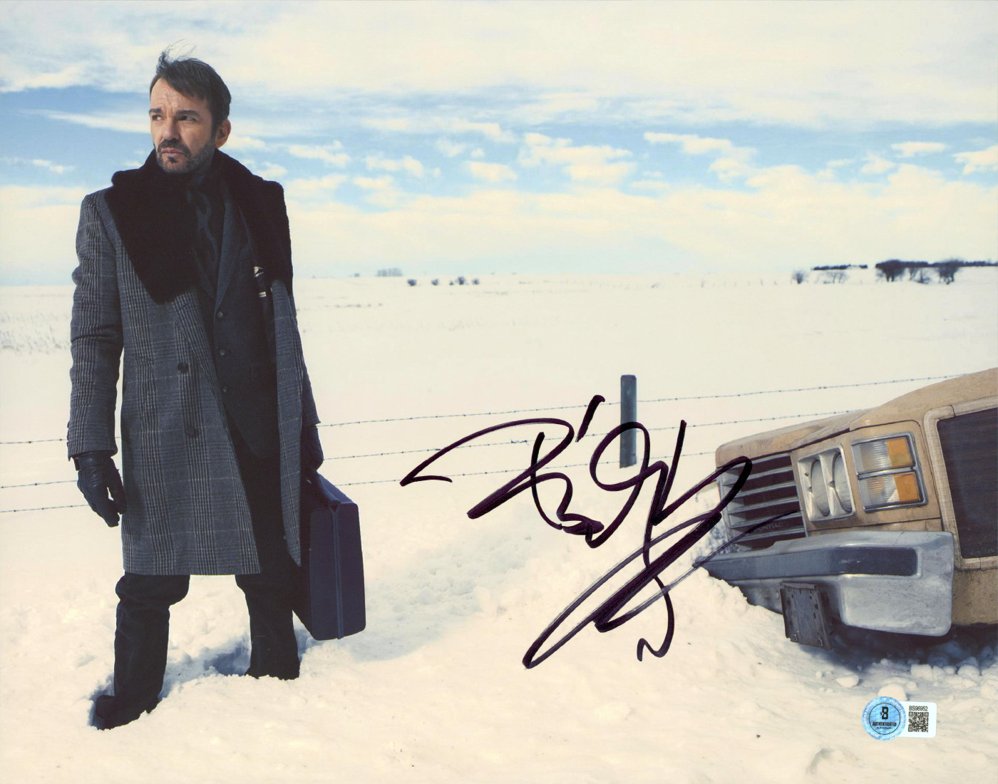 Billy Bob Thornton Fargo Authentic Signed 11x14 Vertical Photo BAS #BS96952