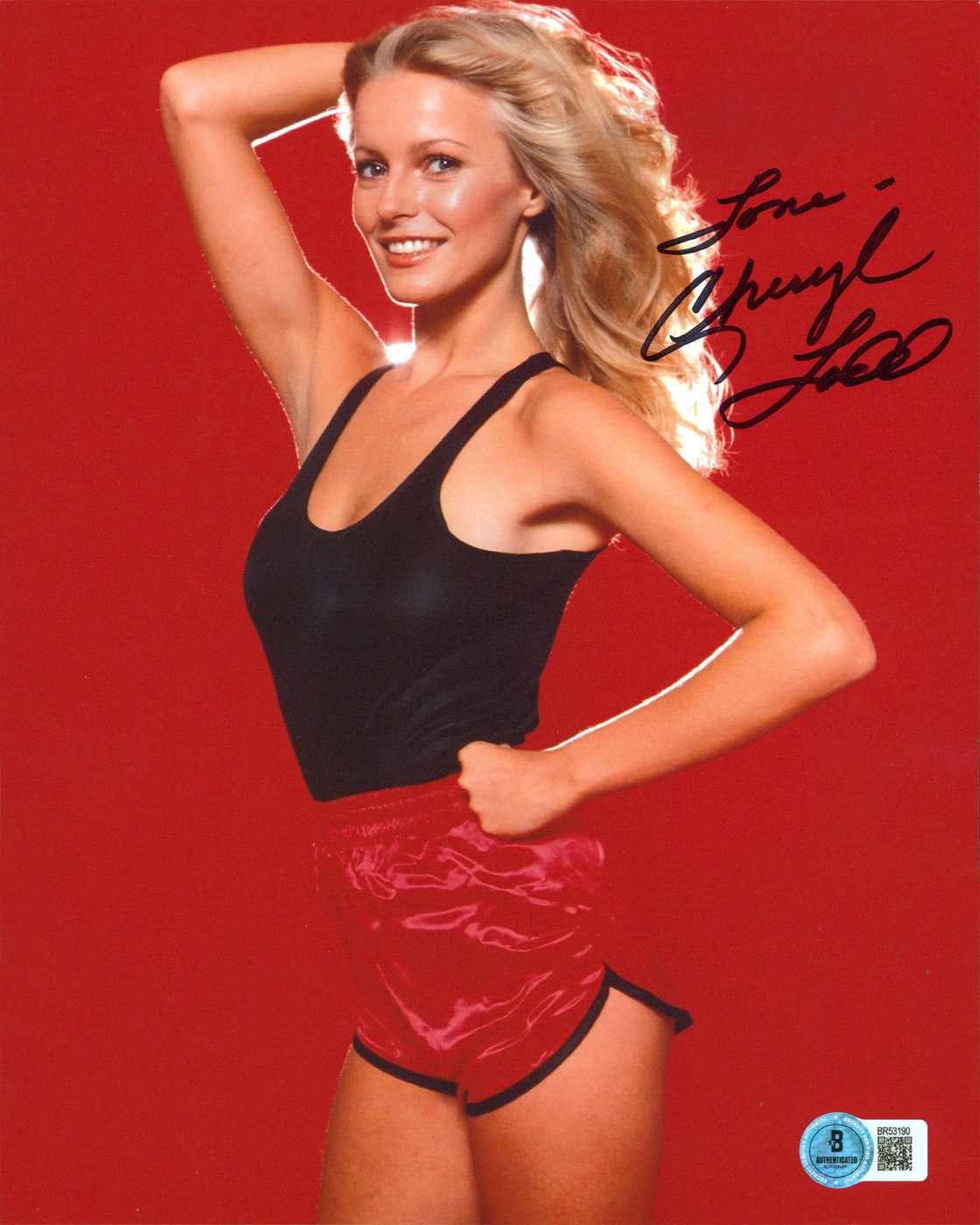 Cheryl Ladd Charlie's Angels "Love" Authentic Signed 8x10 Photo BAS #BR53190