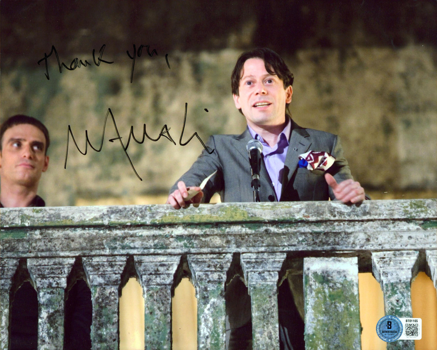 Mathieu Amalric James Bond 007 "Thank You" Signed 8x10 Photo BAS #BT01165