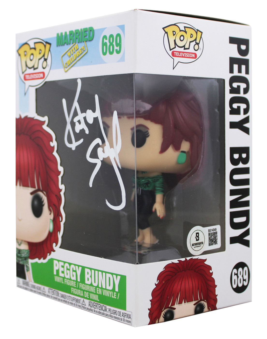Katey Sagal Married W/ Children Signed Peggy #689 Funko Pop Vinyl Figure BAS