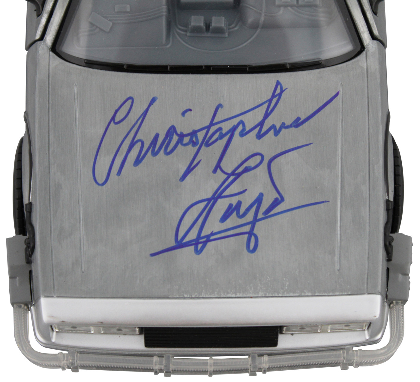 Christopher Lloyd Back To The Future II Signed 1:24 Die Cast