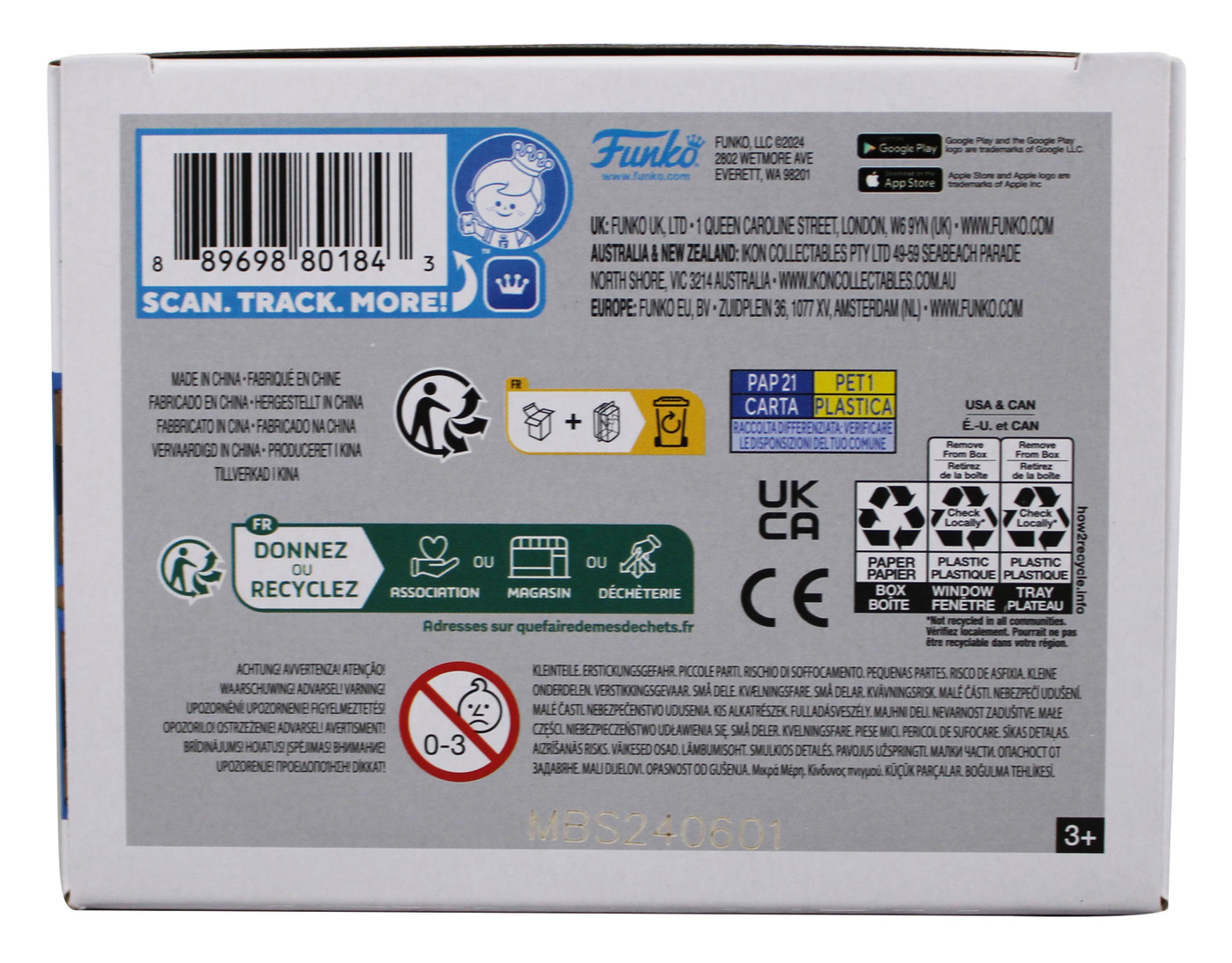 Mark-Paul Gosselaar Signed Zack Morris #1575 Funko Pop Figure BAS Wit #2W665667