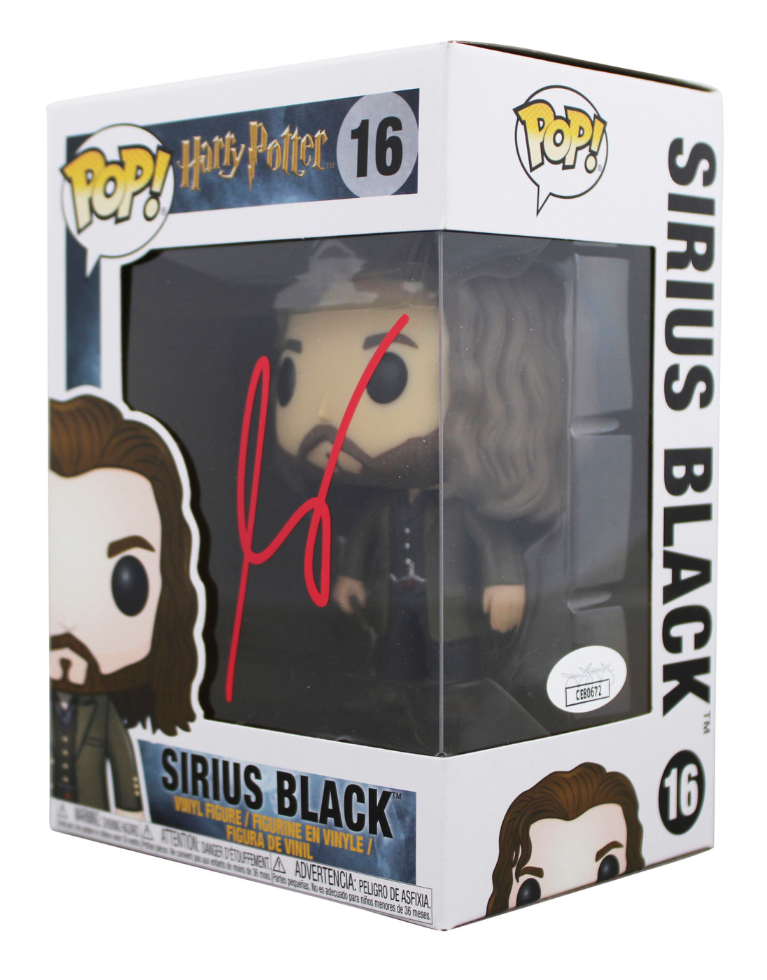 Gary Oldman Harry Potter Signed Sirius Black #16 Funko Pop