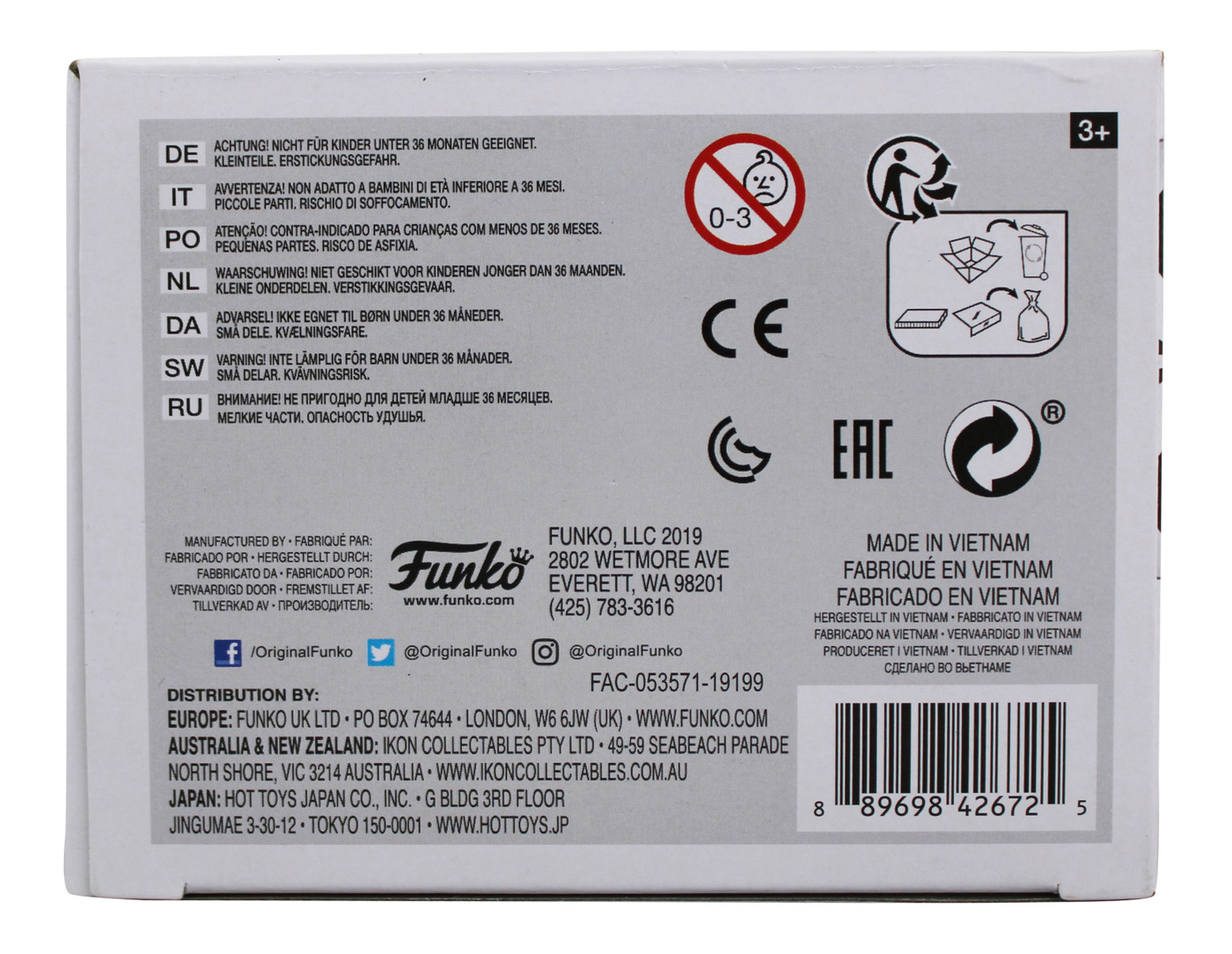 Chris Sarandon "Jack Skellington" Signed #598 Funko Pop Vinyl Figure BAS #Q62863