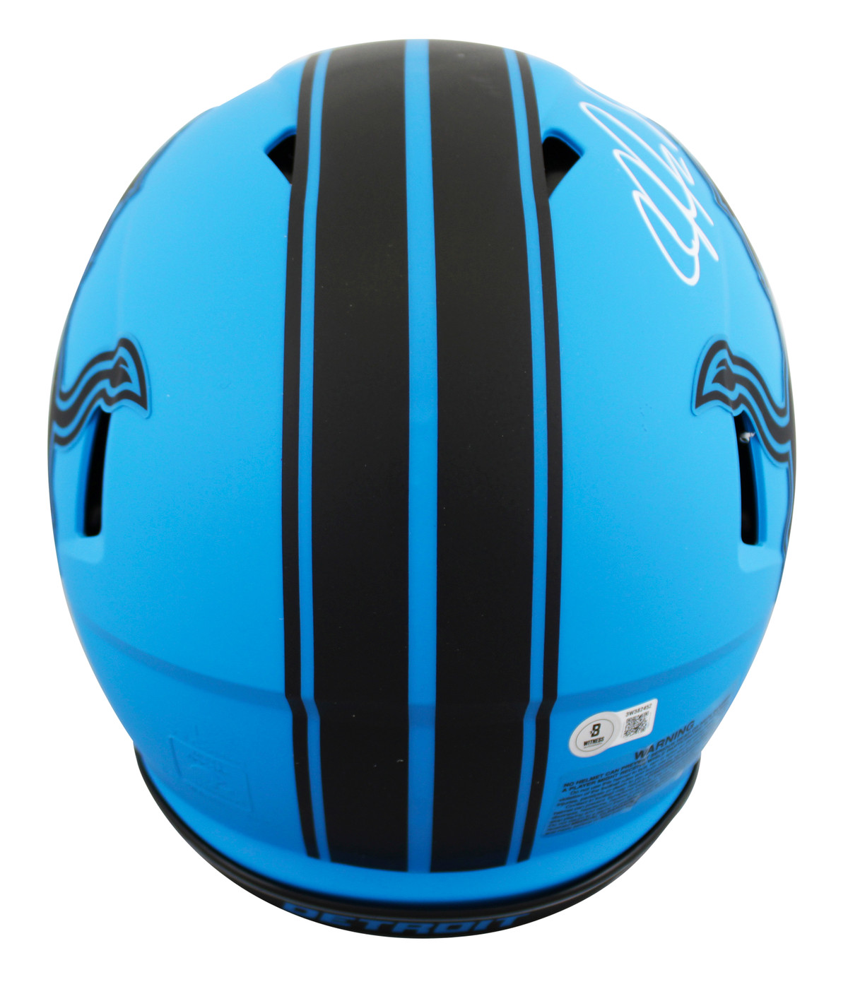 Lions Calvin Johnson Signed Rave Full Size Speed Proline Helmet