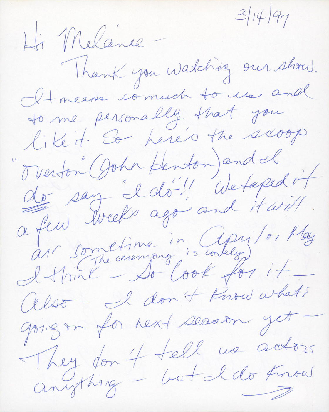 Kim Cole Living Single Authentic Signed 8.5x11 Handwritten Letter BAS #BS29254