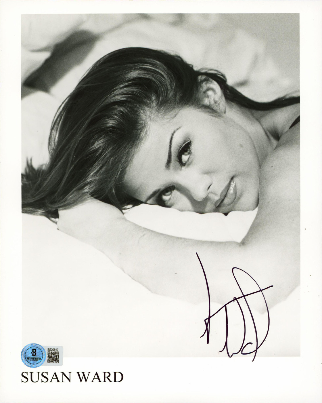 Susan Ward Sunset Beach Authentic Signed 8x10 Vertical Photo BAS #BS20819