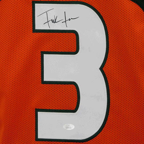 Frank Gore Signed Orange College-Edition Jersey (JSA)