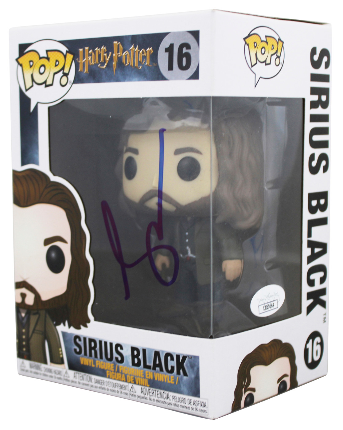 Gary Oldman Harry Potter Signed Sirius Black #16 Funko Pop Figure JSA #CE80664
