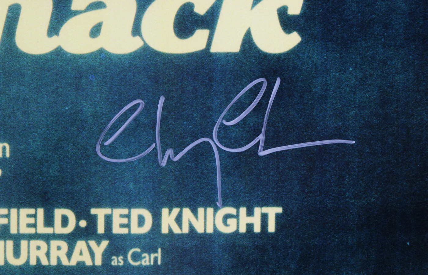 Bill Murray & Chevy Chase Caddyshack Authentic Signed 26x40 Poster BAS #AE13869