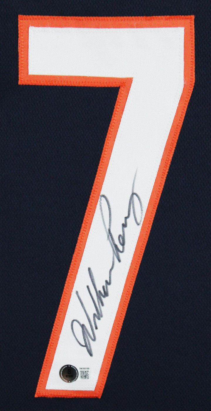 William Perry Authentic Signed Navy Pro Style Framed Jersey BAS Witnessed