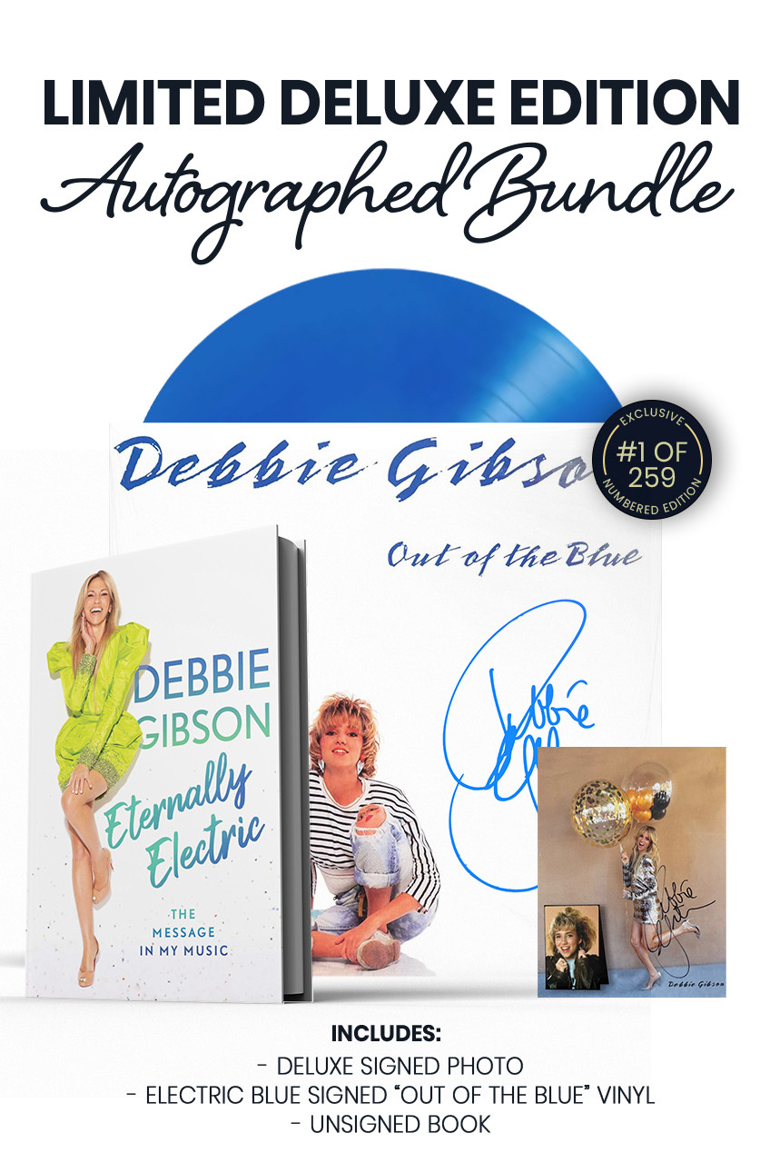 Out of the Blue Signed Vinyl Bundle - Debbie Gibson (Signed Book)