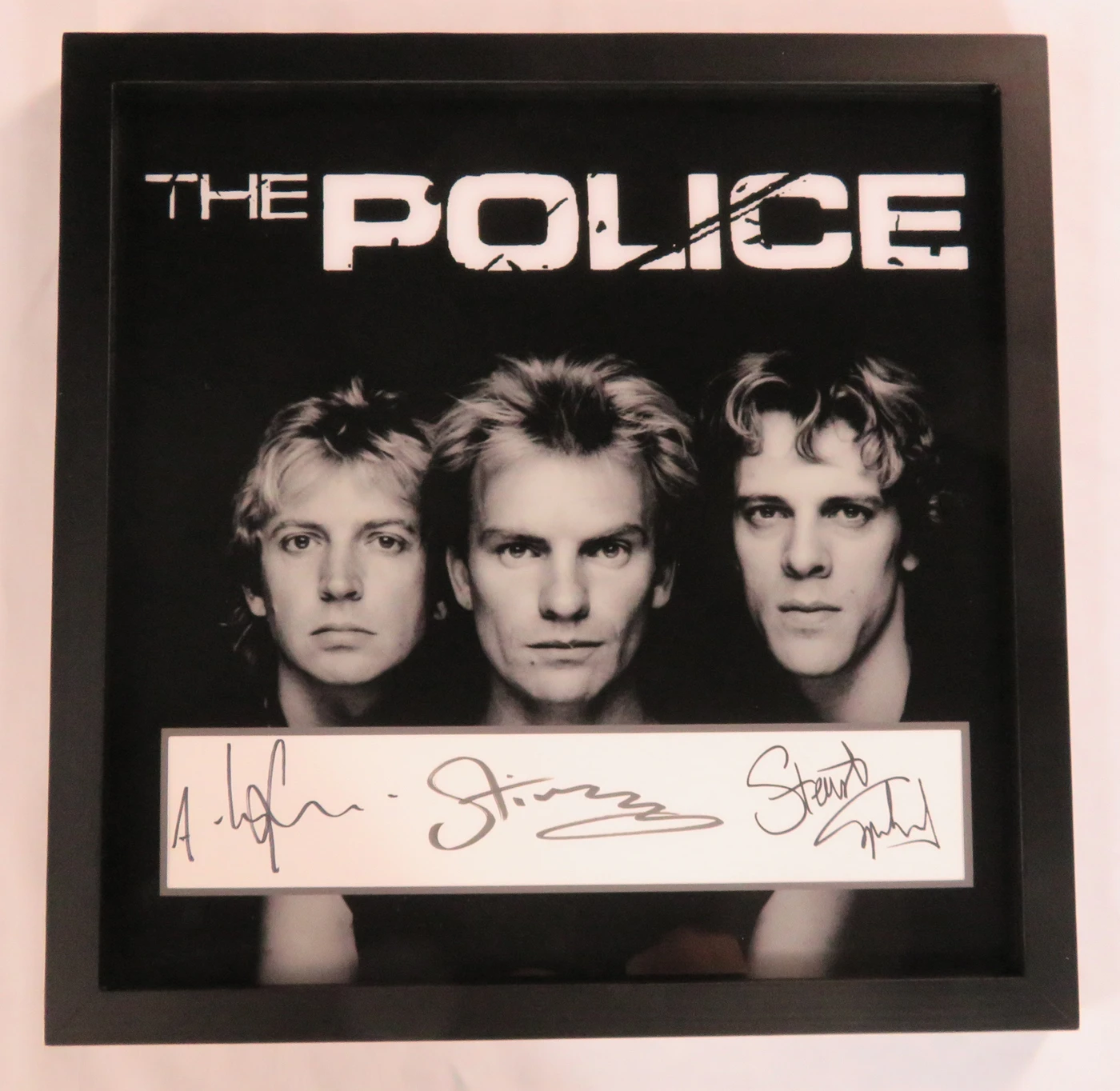 Signed  Police Display