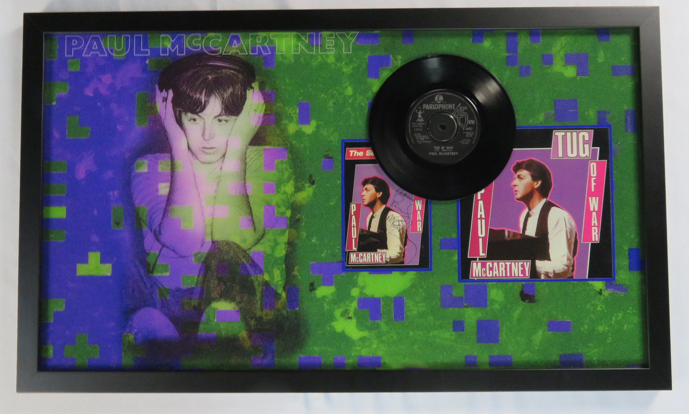 Paul McCartney Signed Display