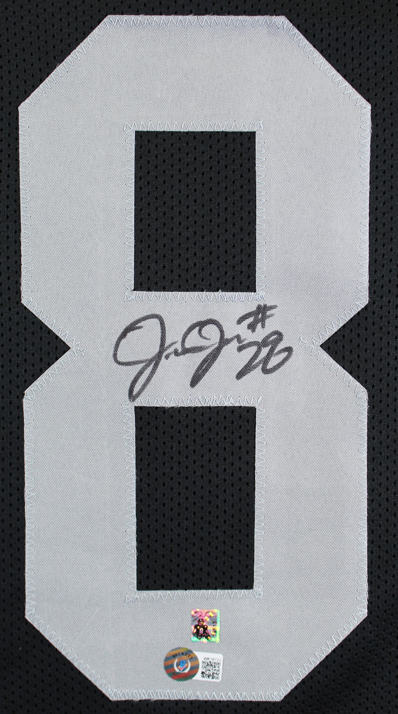 Josh Jacobs Authentic Signed Black Pro Style Jersey Autographed BAS Witnessed