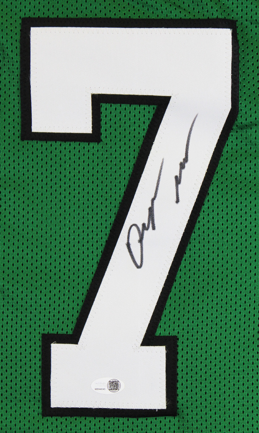 Quinyon Mitchell Authentic Signed Kelly Green Pro Style Jersey JSA