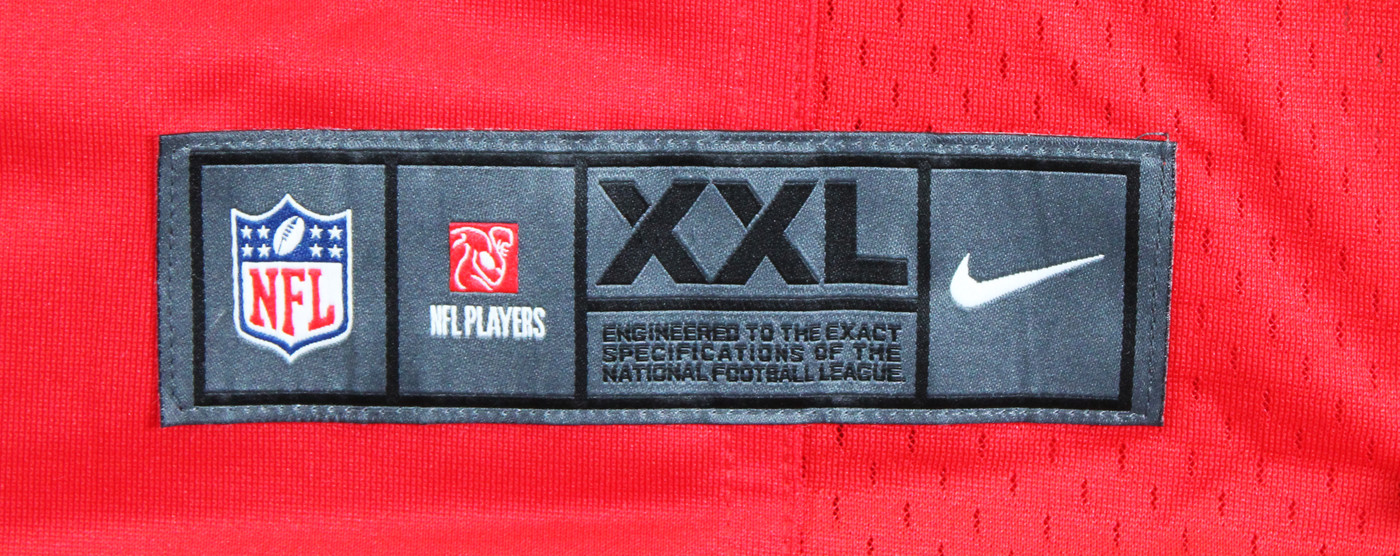 Chiefs Xavier Worthy Signed Red Nike Limited Jersey w/ Black