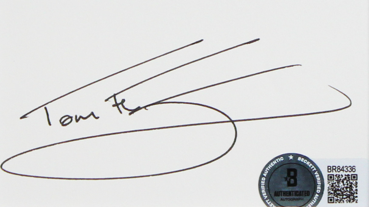 Tom Felton Harry Potter Authentic Signed & Framed 2.5x4 Cut