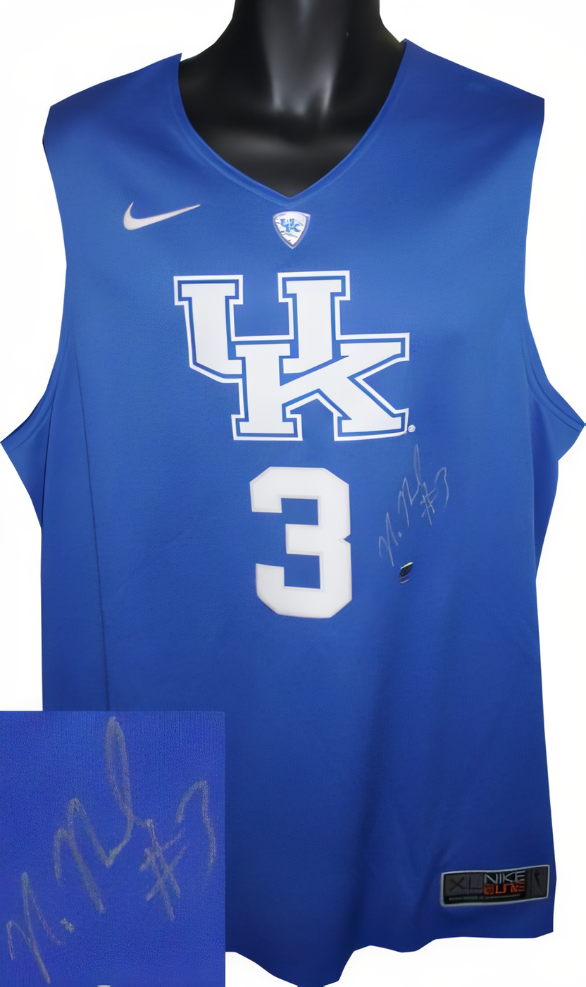 Nerlens Noel Signed Kentucky Wildcats Blue Nike Hyper Elite Authentic Jersey Xl