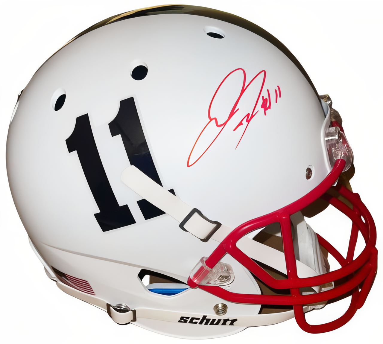 Jake Fromm Signed Georgia Bulldogs Schutt White Matte Custom #11 Fs Rep Helmet  Beckett/Bas
