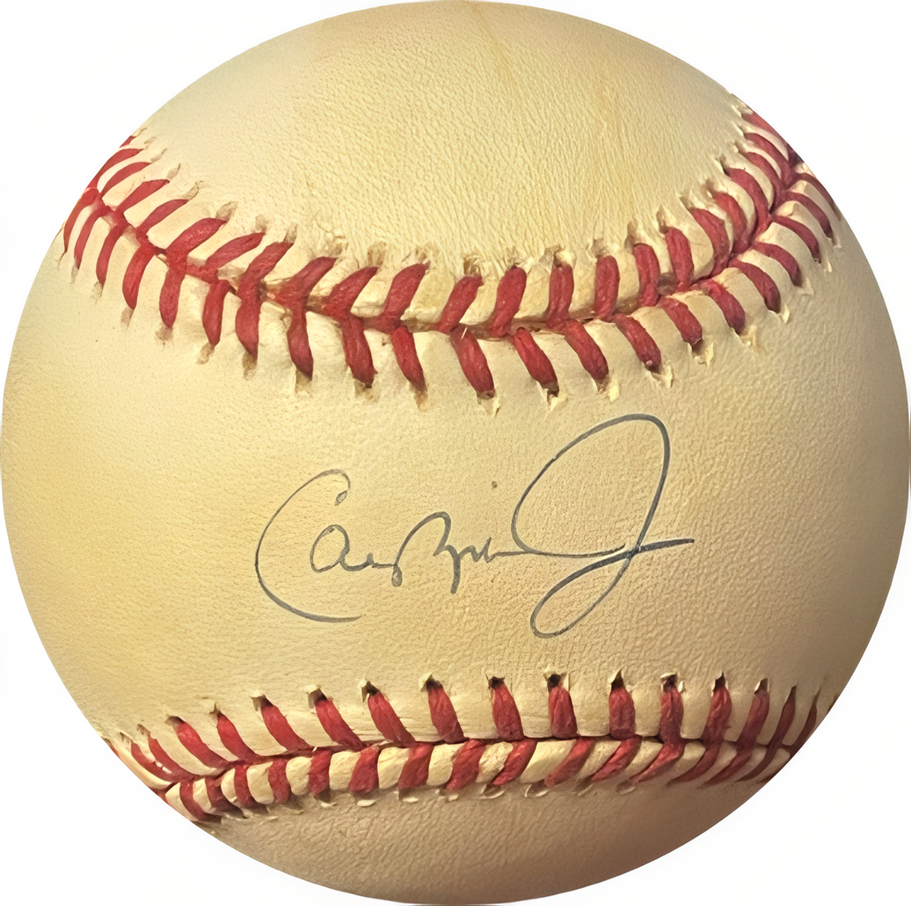 Cal Ripken, Jr. Signed Roal Rawlings Official American League Baseball Toned (Baltimore Orioles)