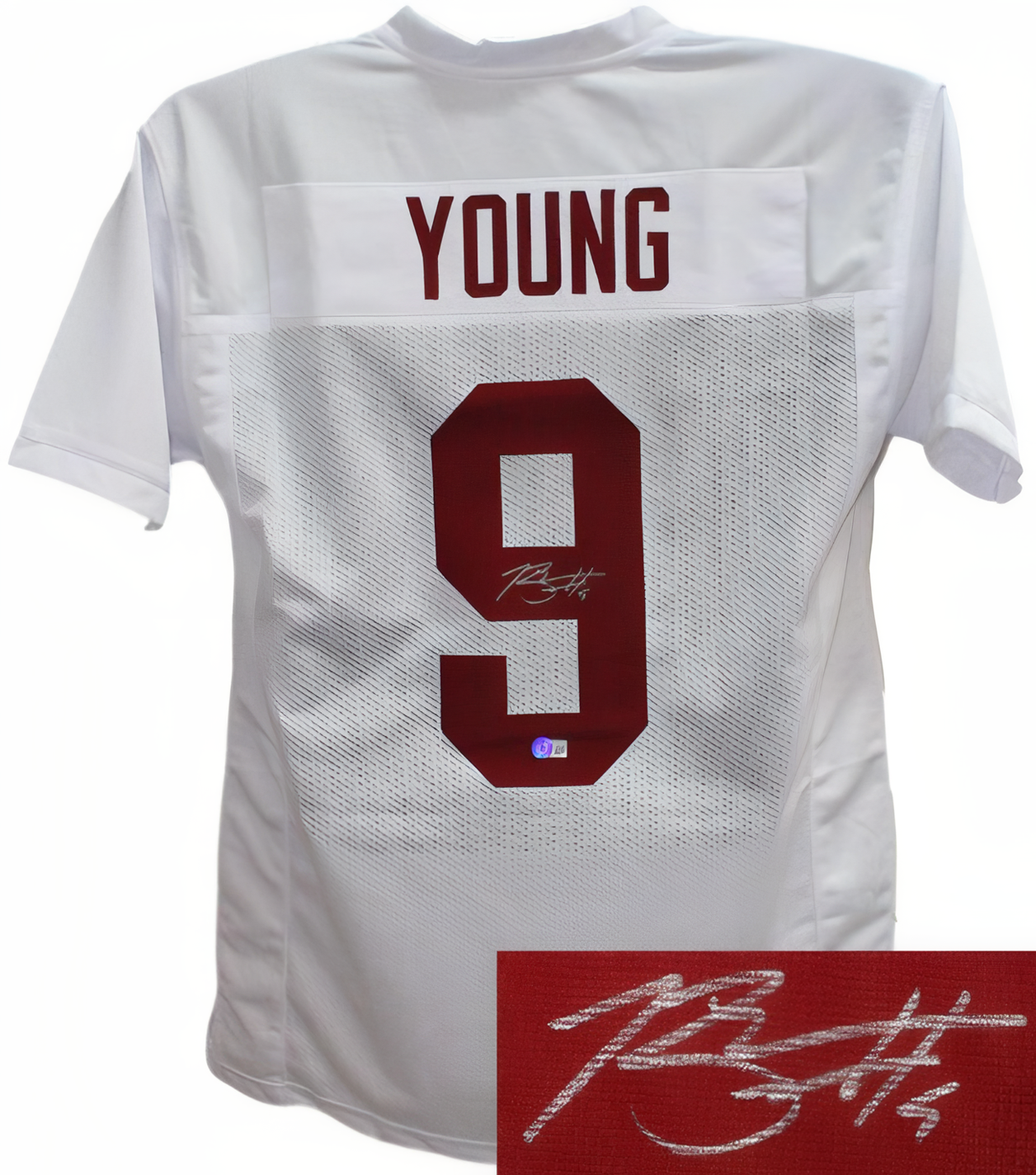 Bryce Young Signed Alabama White Custom Stitched College Football Jersey #9 Xl  Beckett/Bas (Heisman)