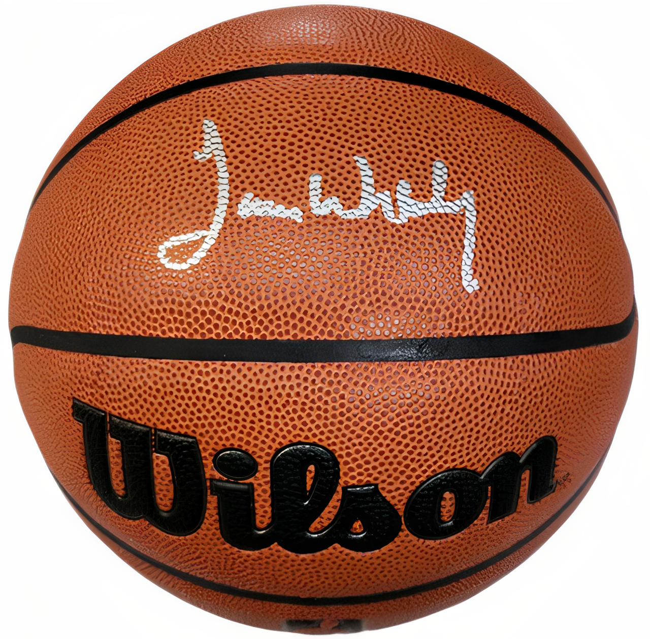 James Worthy Signed Wilson Nba Authentics Series I/O Basketball  Jsa Witnessed (Los Angeles Lakers)