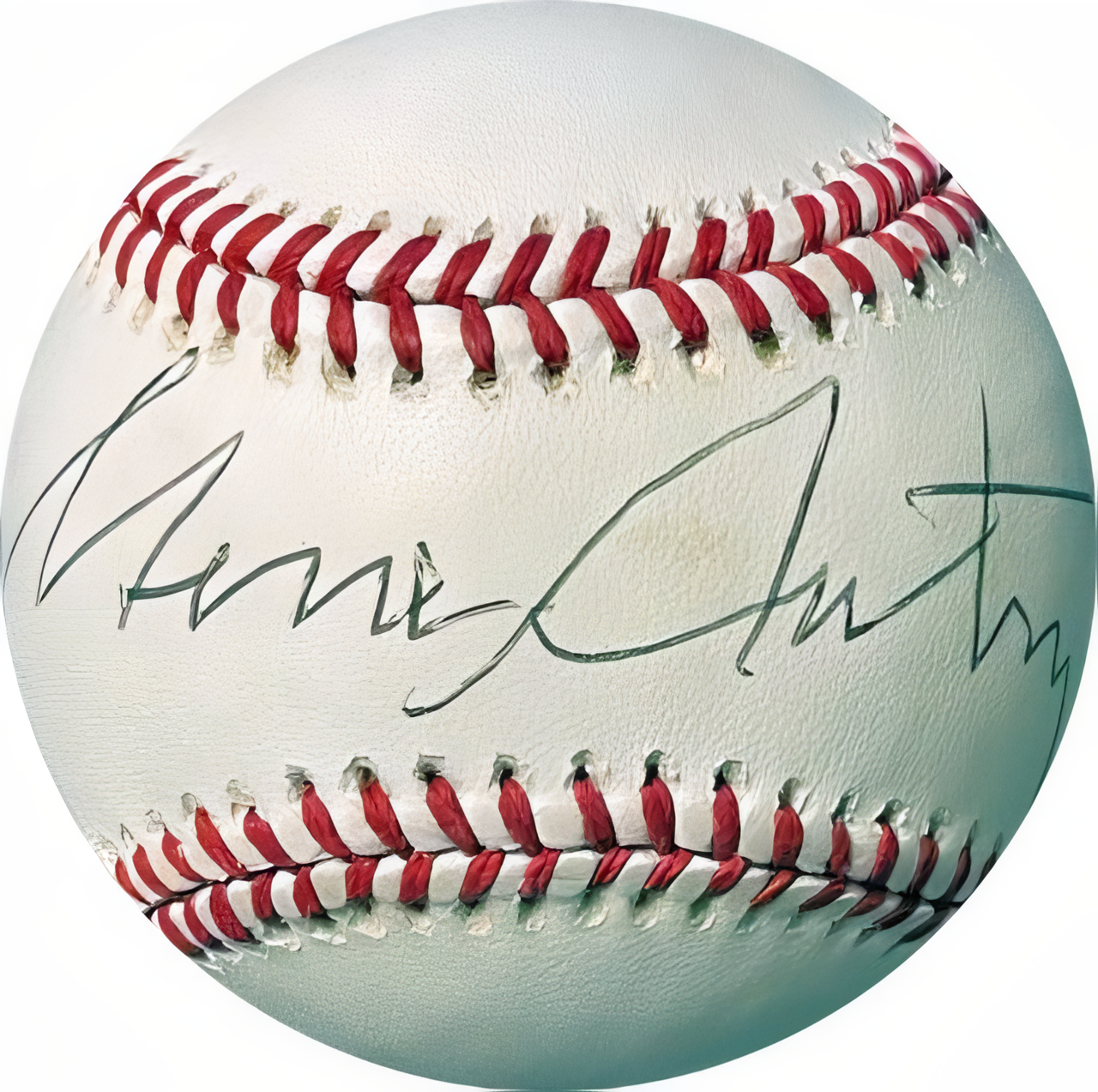 Gene Autry Signed Roal Official Rawlings American League Baseball Very Minor Tone– Jsa #Y05772 Full Loa (Singing Cowboy)