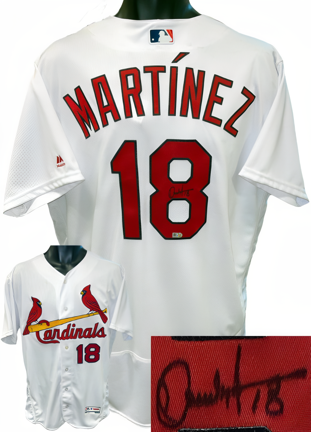 希少カラー MLB Cardinals ユニフォーム 刺繍ロゴ Majestic MAJESTIC