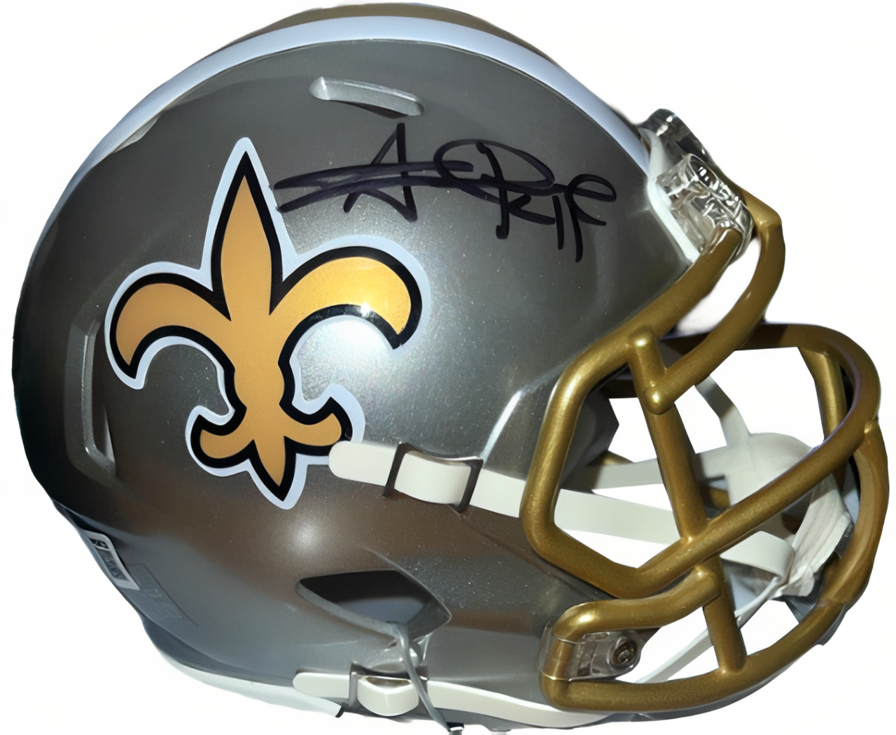 Alvin Kamara Signed New Orleans Saints Nfl Riddell Flash Mini Helmet #41  Beckett Witnessed #2 W530723