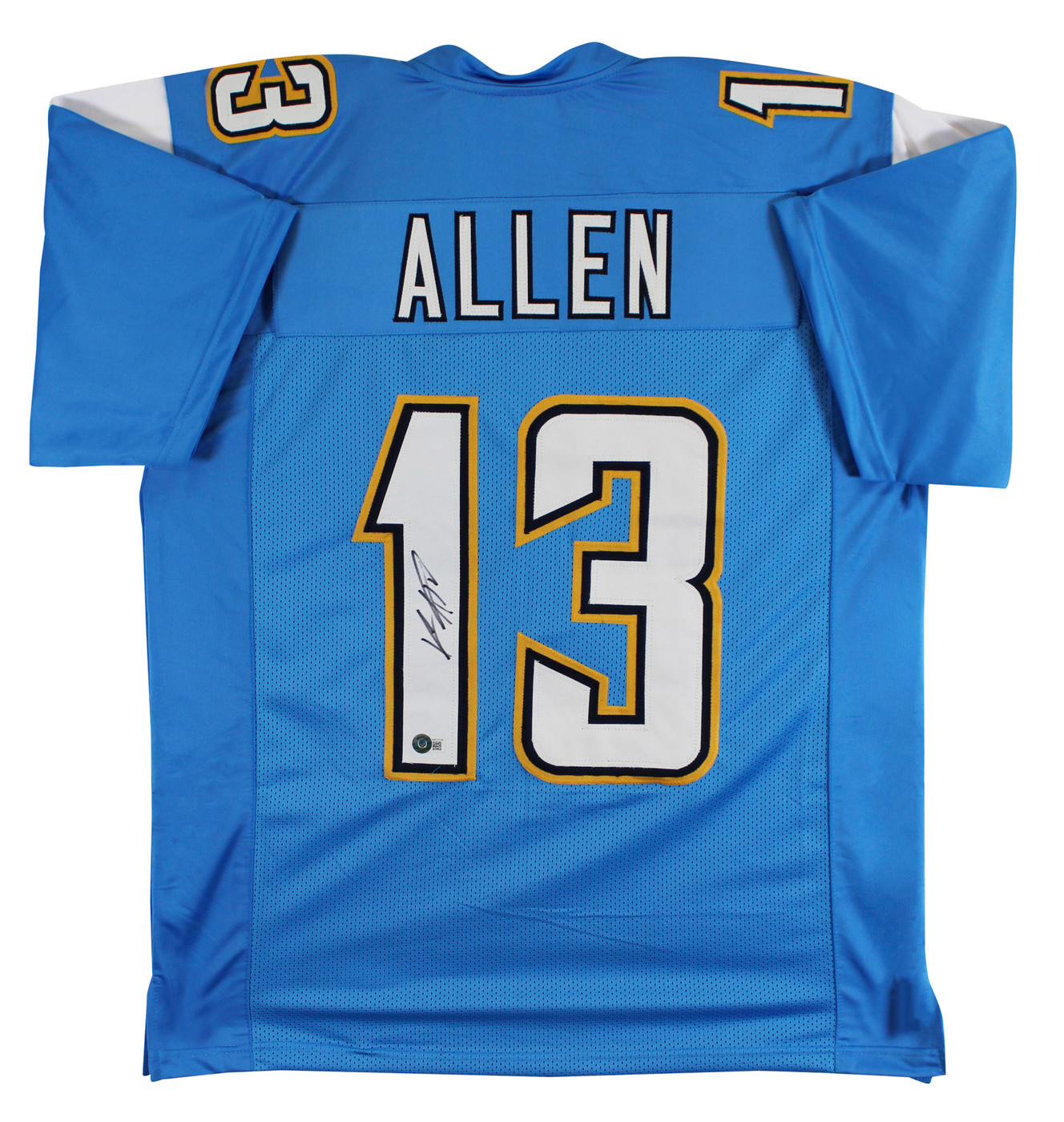 Keenan Allen Authentic Signed Powder Blue Pro Style Jersey BAS Witnessed