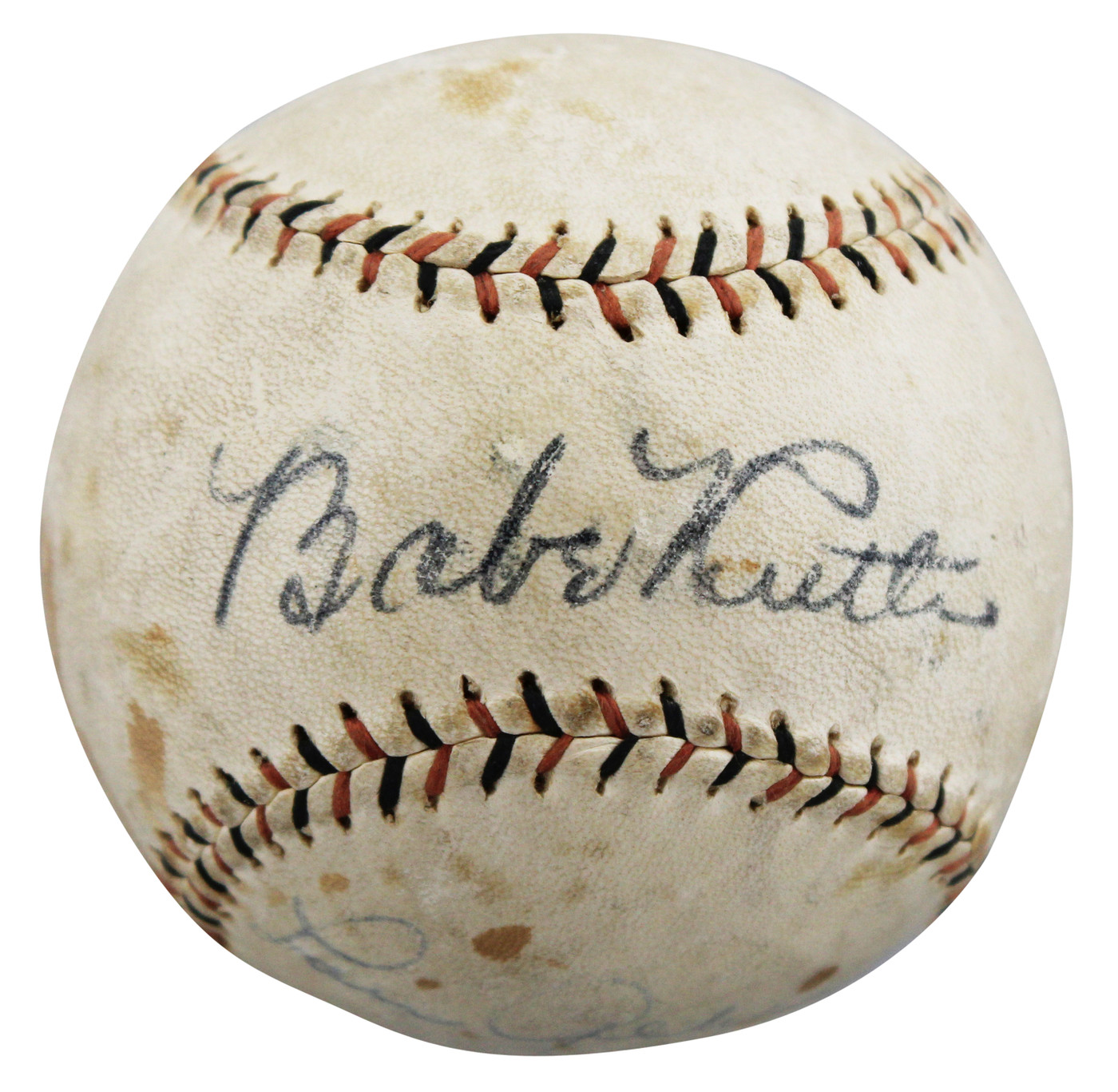 Yankees Babe Ruth & Lou Gehrig Signed Official League Baseball JSA #XX00240