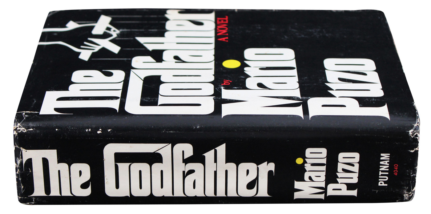 Mario Puzo The Godfather Signed 1st Edition Hard Cover Book w/ Dust Jacket BAS